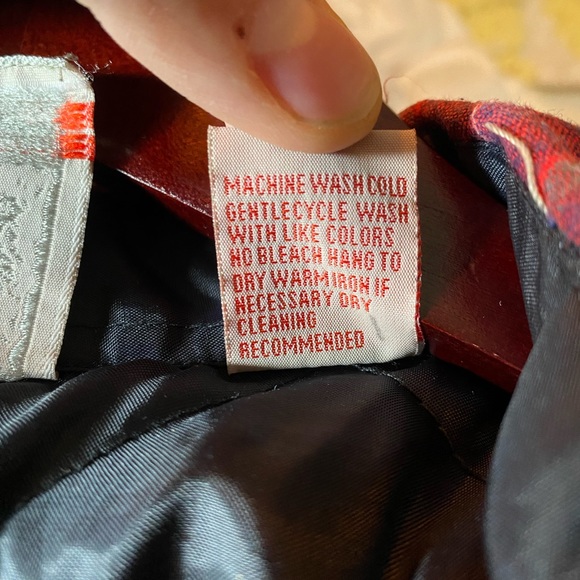 Vintage Men’s Flannel Plaid Shirt Quilted Lining - Picture 2 of 6